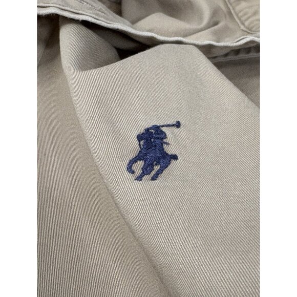 Vintage 90s Ralph Lauren Blake Shirt Mens L Tan Long Sleeve Oxford Button Preppy - Picture 7 of 16